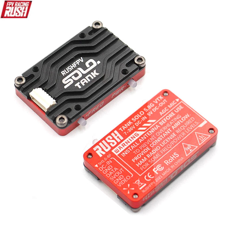 Foxeer Reaper Extreme 2.5W Vtx - RUSH 솔로 탱크 5.8G VTX 비디오
