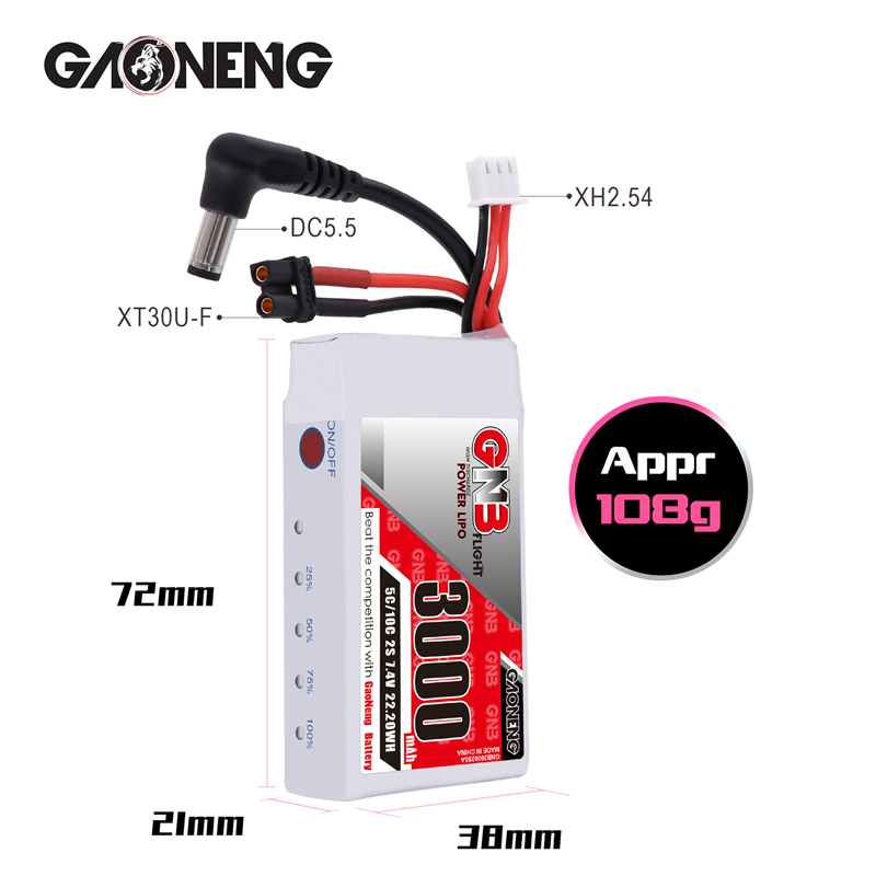 1/2/3/4/5PCS GNB 2S 7.4V Lipo  - Skyzone Sky04X Pro Oled Fpv Goggles 리뷰 및 가격
