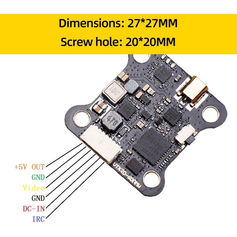 JHEMCU VTX20-600 5.8G 40CH FPV - Skyzone Sky04O Pro Fpv Goggles 리뷰 및 가격